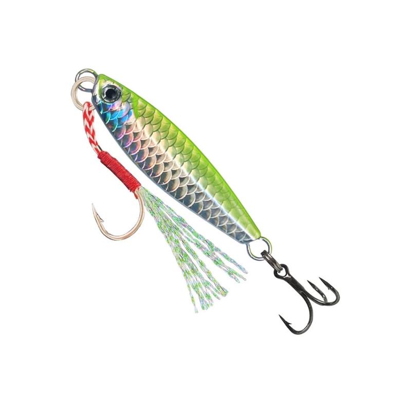 5Pcs Metal Cast Jigging Spoon Lures with Treble Hook Spinner Baits 10g/20g Casting Jig Sinking Fishing Baits Spinnerbait
