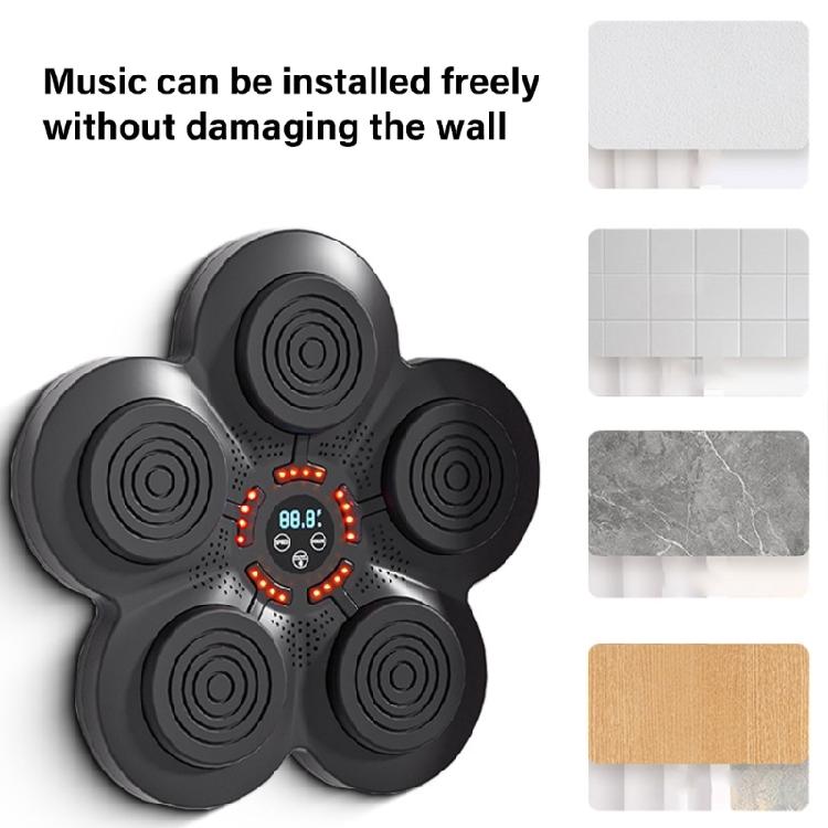 Rechargeable Punching Machine with LED Light, Musical Boxing Machine for Children Adult Kids Boxing Machine Wall Mounted