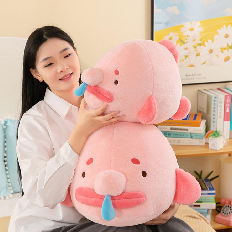 Cute Adorable Snot Fish Whale Plush Toy Pillow Gift Wholesale 30cm 0.25kg