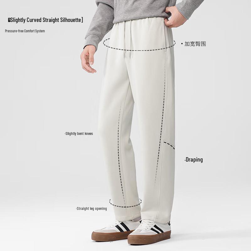 FIRS Men's Modal Cotton Straight-Leg Casual Pants