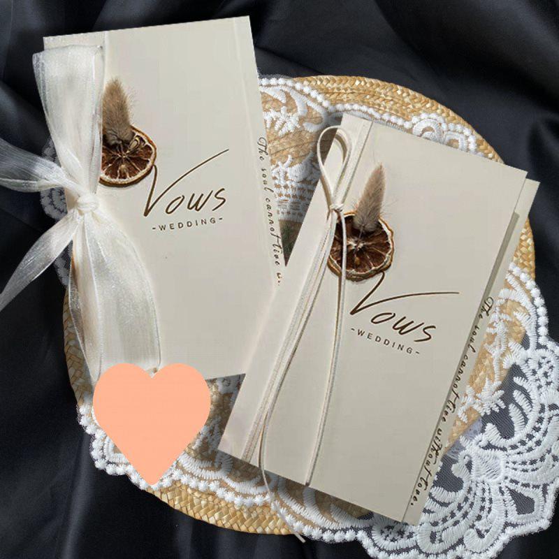 Hochzeitskarte: Elegantes Redeheft für Braut und Bräutigam