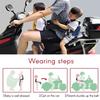 Children Motorcycle Safety Adjustable Seat Belt Electric Vehicle Safety Strap For Kids Fixed Safety Harness