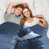 1pc Ice Knight Digital Printed Design Pattern Blanket - All-Season Soft Flannel Throw with 3D Armor & Sword Art Design, Mixed
