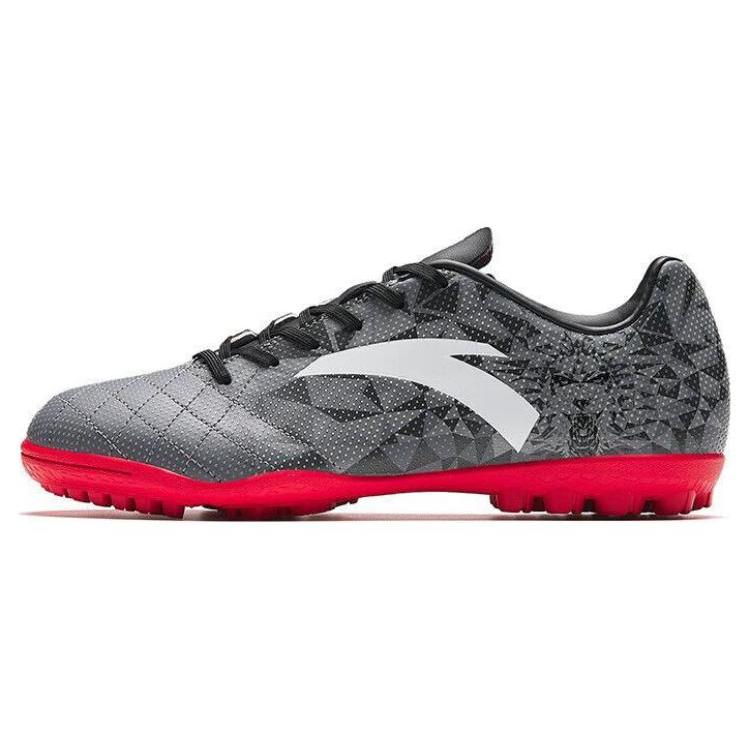 

Новые резиновые шипы Anta TF, износостойкие футбольные бутсы для искусственного грунта, мужские, серо-розовые 912332201-3 43