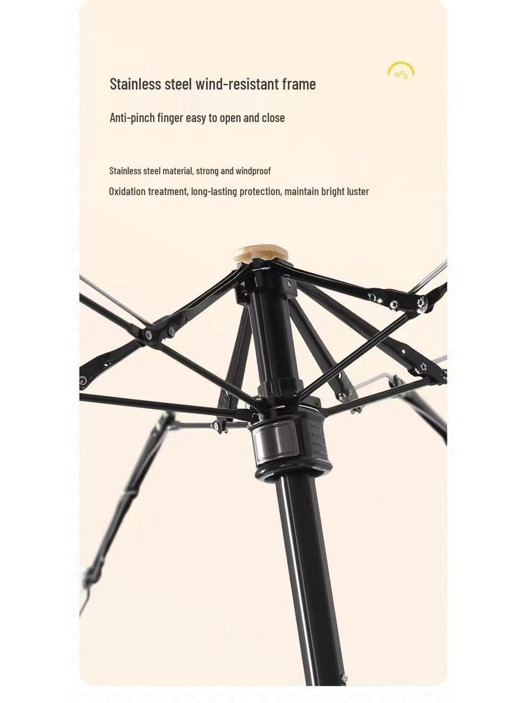 Spot Macaron 60% Rabatt: Sechs-Speichen Faltbarer Regenschirm - Anpassbares Geschenk für Sonne & Regen mit Logo-Option