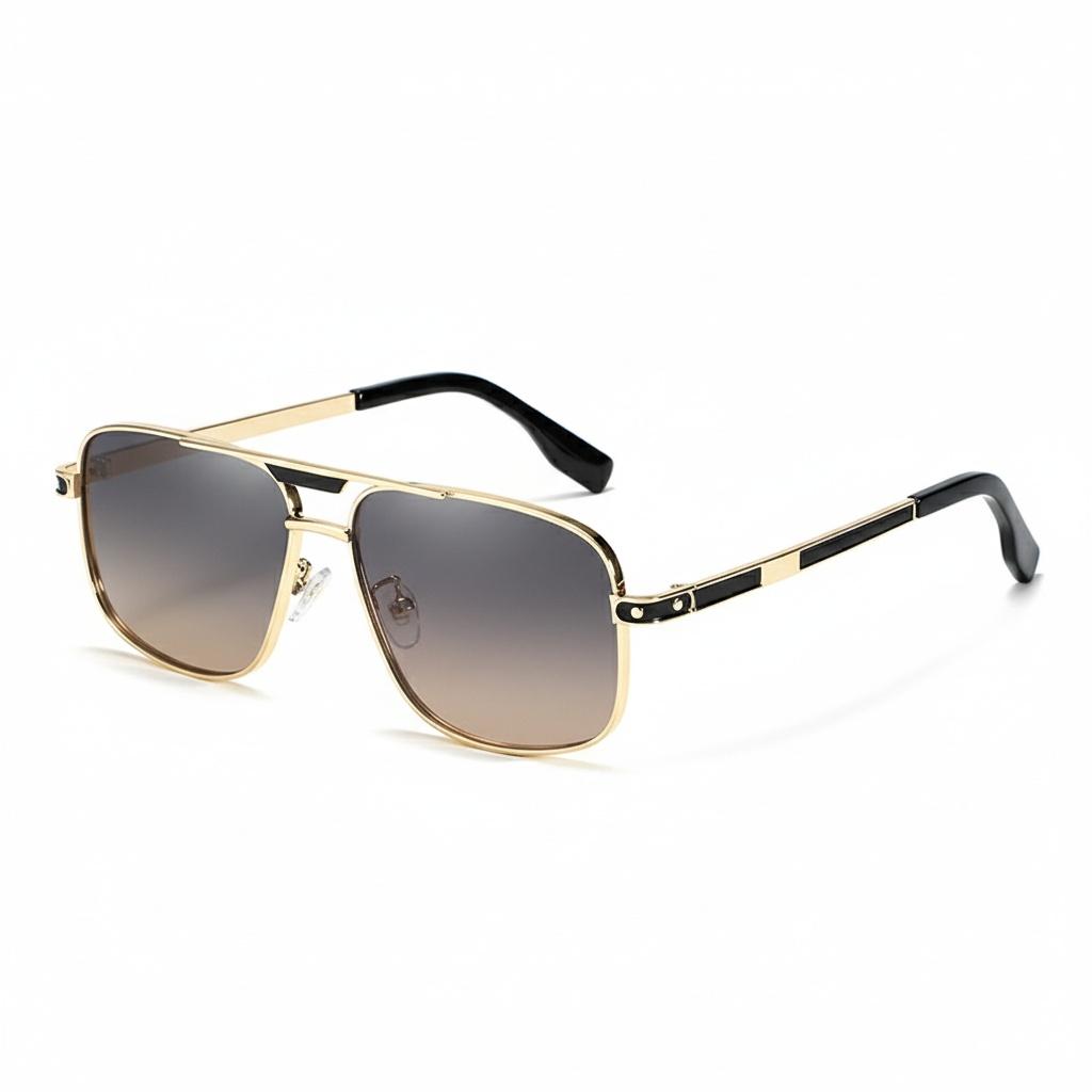 Men's Sunglasses-Uv-resistant And Strong Light-blocking Driving Sunglasses For Car Use Retro Metal Style Fashionable 7722