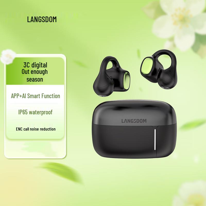 Lanston AirSoul Mix Open-Ear Clip-On Bluetooth Earbuds