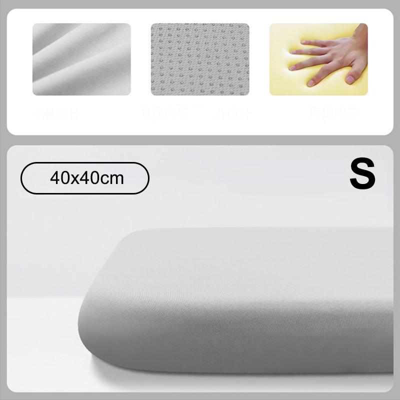 Traagschuim Ijszijde Elastische Stof Zitkussen Zacht Bureaustoelkussen Autostoelkussen Voor Lang Zitten Lendensteun Pijnverlichting