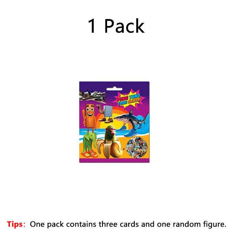 

Italian Brainrot Blind Bag Tung Tung Sahur Tralalero Tralala Mini Figures with Cards Blind Box Surprise Gift Toy 8cm