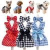Flatterärmel Haustierröcke Schleifen-Stirnband Haustierkleid Süßes Katzen-Hunde-Prinzessinnenkleid Frühling Sommer