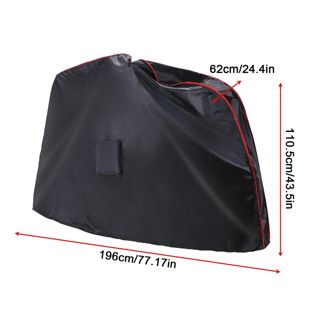 Wasserdichte Fahrradabdeckungen Robuste Fahrzeugabdeckung Outdoor-Motorradabdeckung Für Winter Langstreckenfahrten Schule Haushalt
