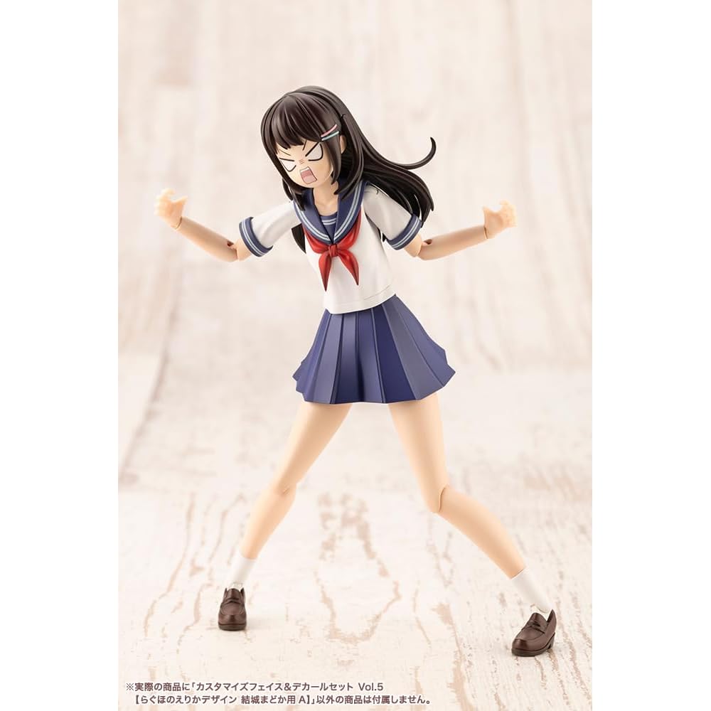 Kotobukiya Customizable Face & Decal Set Vol.5 for Madoka Yuuki 1/10 Scale Model 18mm Height
