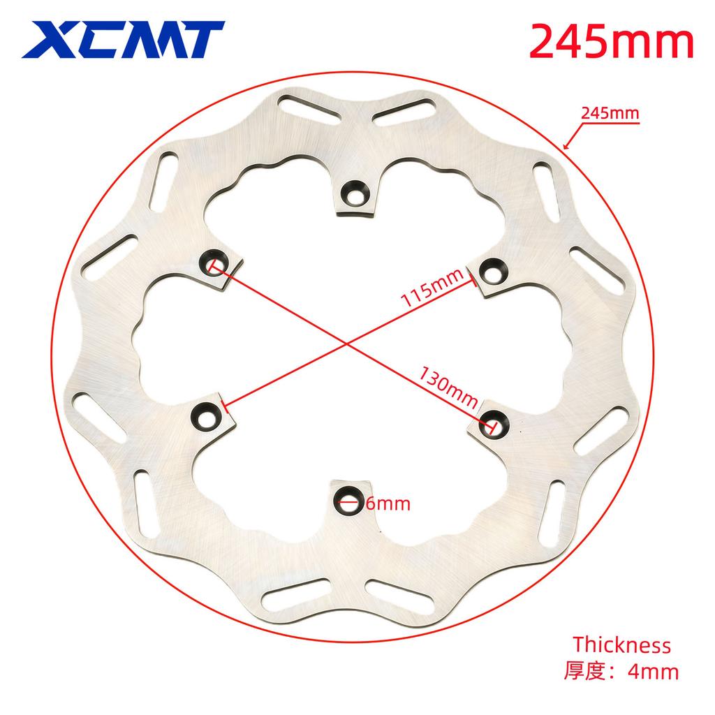 For Yamaha YZ WR YZ125 YZ250 YZ250F YZ250FX YZ450F YZ450FX WR250F WR450F Motorcycle 240mm 245mm Front Rear Brake Disc Rotor