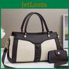 Chic Urban Minimalist Pu Material Handbag With Spacious Design And Colorful Contrast For Everyday Use
