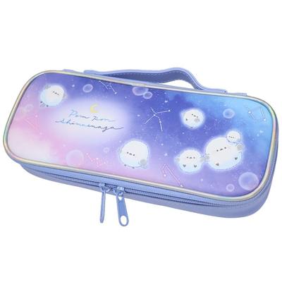 Round Zipper Pen Tit [Pencil Case] Case/Pompon Long-tailed