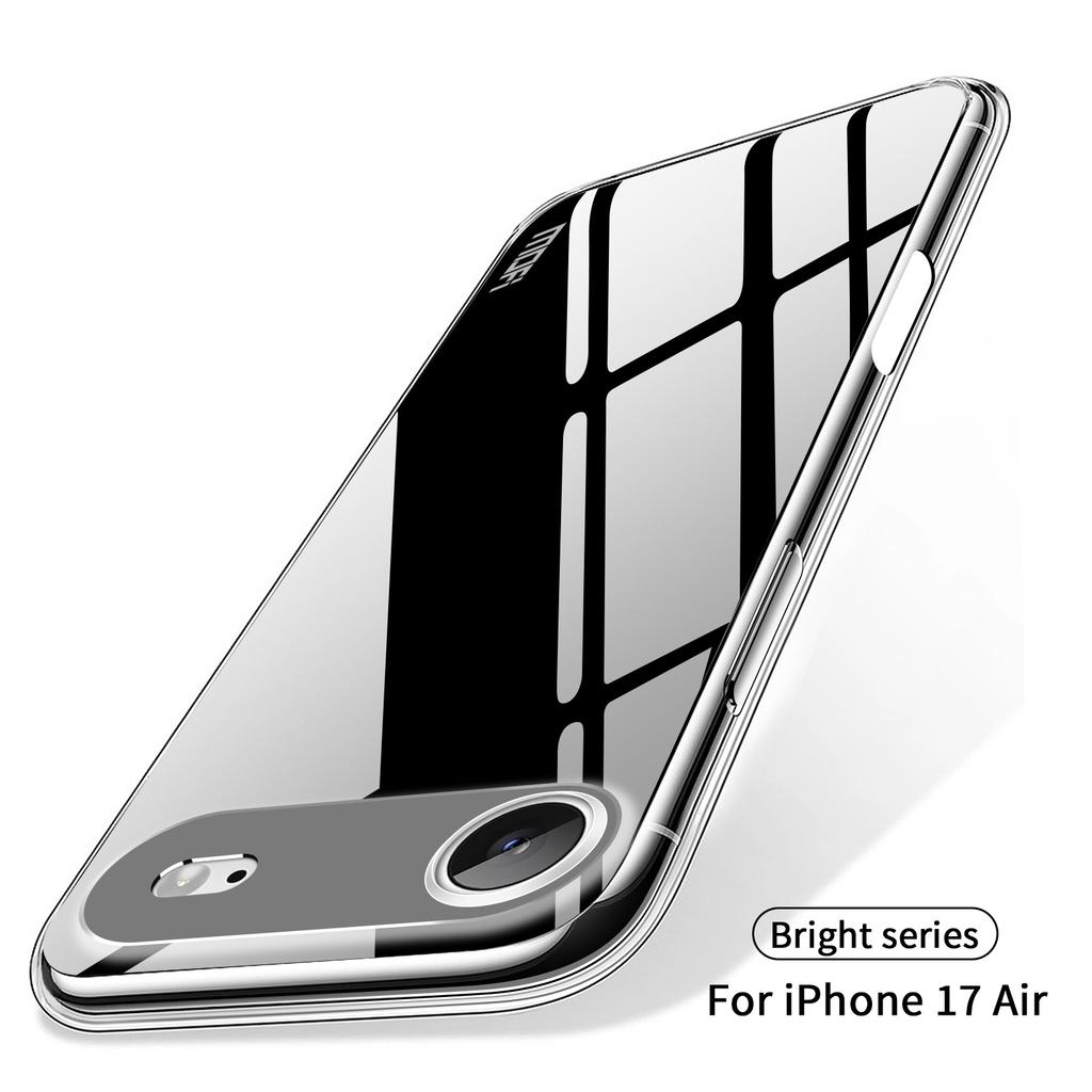 Pentru iPhone 17 Air Husă Transparentă MOFI Ultra-Subțire TPU Husă Spate Telefon