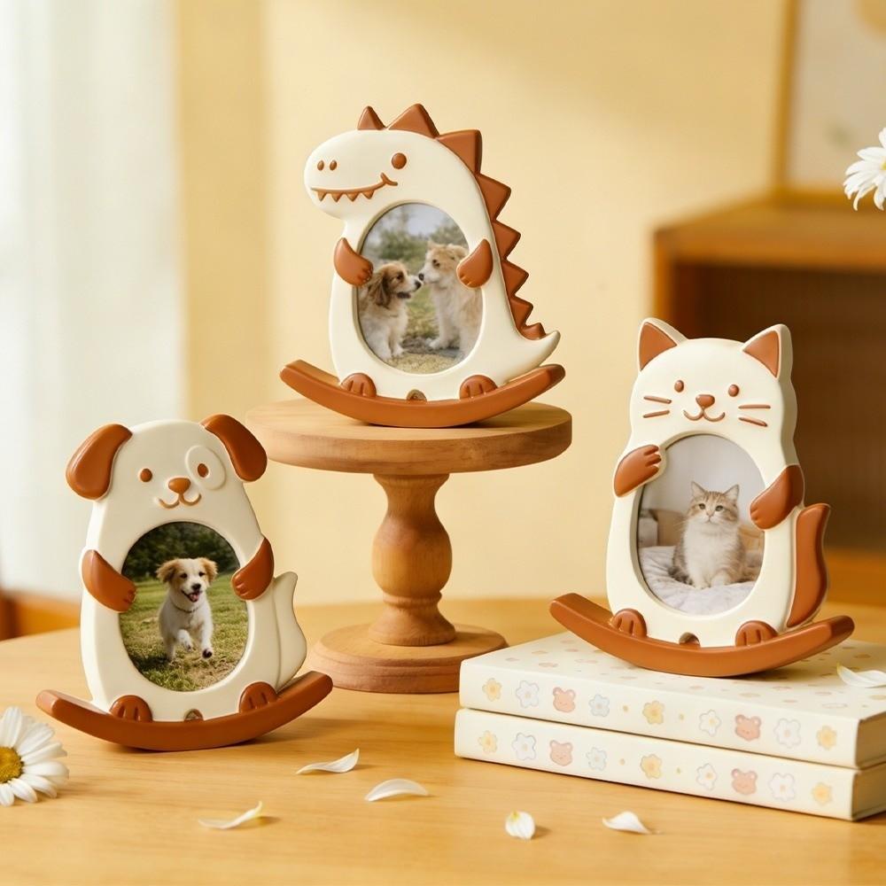 Flexible Seesaw Animal Photo Frame Mold Animal Theme Plaster Picture Frame Mold  Handmade Project