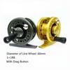 Wear Resistant C60 Aluminum Fly Fishing Ice Fishing Reel With Lightweight Design