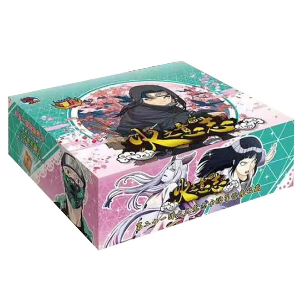 Genuine Naruto Card Will of Fire Deluxe Collection Edition Card Naruto Sasuke Anime Character Cards Collection Toys Kids Gifts
