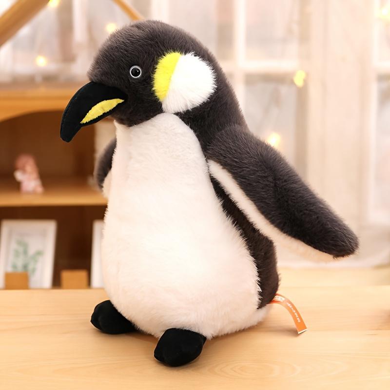 1PC Cute Simulation Emperor Penguin Plush Toy, Cartoon Animation Game Characters, Stuffed Animal Plush Dolls