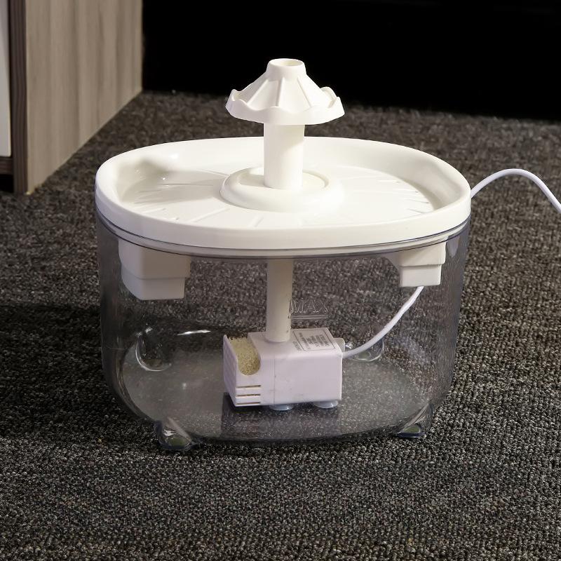 Distribuitor Automat de Apă pentru Pisici Nou Hrănitor de Apă pentru Animale de Companie Filtrare Automată Apă Vie Circulantă Filtrare Dublă Bol pentru Pisici de Mare Capacitate