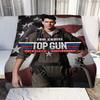 Fighter Aircraft Top Gun Patterns Blanket Fashion Flannel Blanket Cosy Lazy Couch Cover Blanket Super Soft Sheet Mattresses