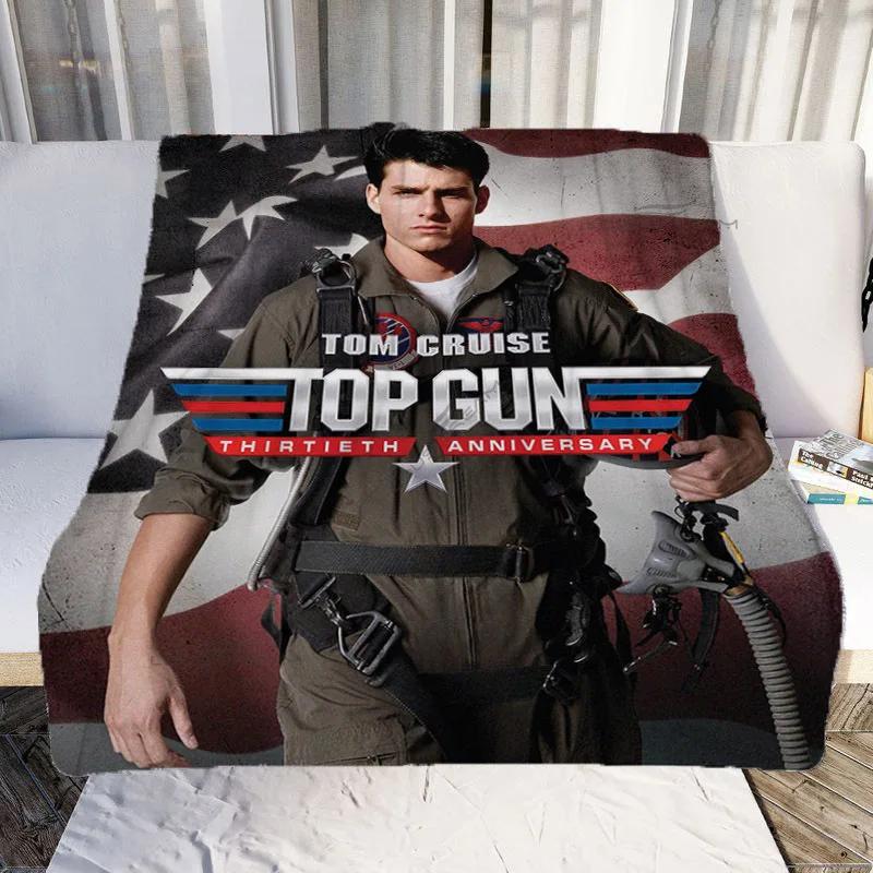 Fighter Aircraft Top Gun Patterns Blanket Fashion Flannel Blanket Cosy Lazy Couch Cover Blanket Super Soft Sheet Mattresses