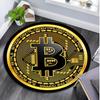 1Pc Circular Print Rug - Home Decoration Carpet For Living Room Bedroom Flooring Computer Chair Area Rug