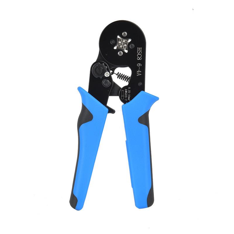 HSC8 6-4A European Ratchet Crimping Pliers Set with Manual for Labor-Saving Cold Crimping
