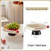 Light Luxury Elevated Decorative Fruit Plate