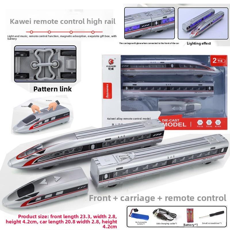 High China Rejuvenation Speed Rail Bullet Train Toys With Sound Lighting Gift