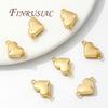 18K Gold/Rhodium Plated Magnetic Clasps For Jewelry Making,Heart Connectors For Bracelets Accessories DIY Necklace Findings
