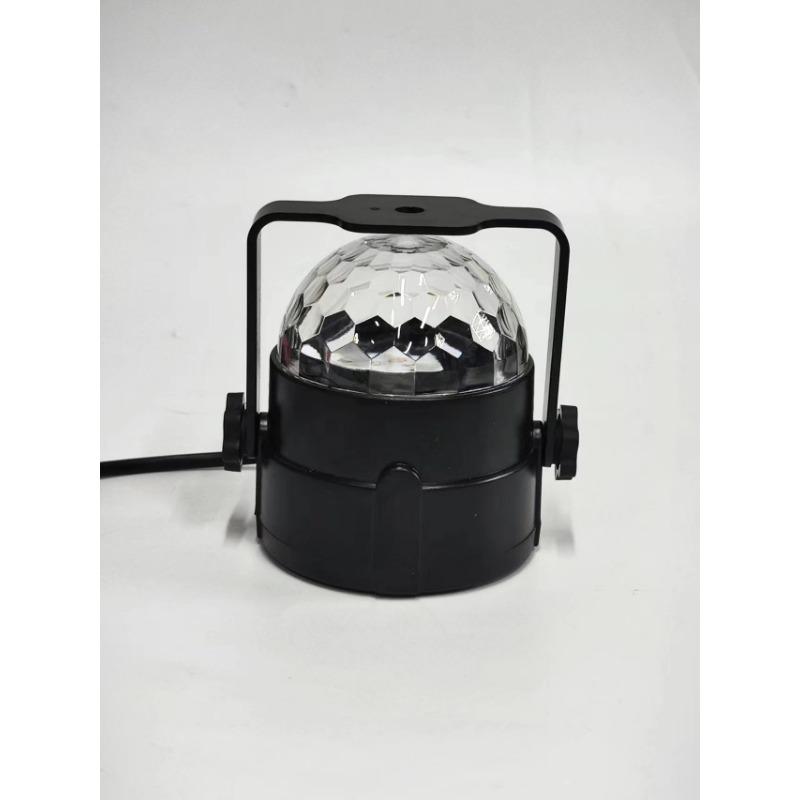 1PC Small Magic Ball Car Bracket Remote Control Atmosphere Light Crystal KTV Stage Rotating Shaking Head Light Colorful Lights