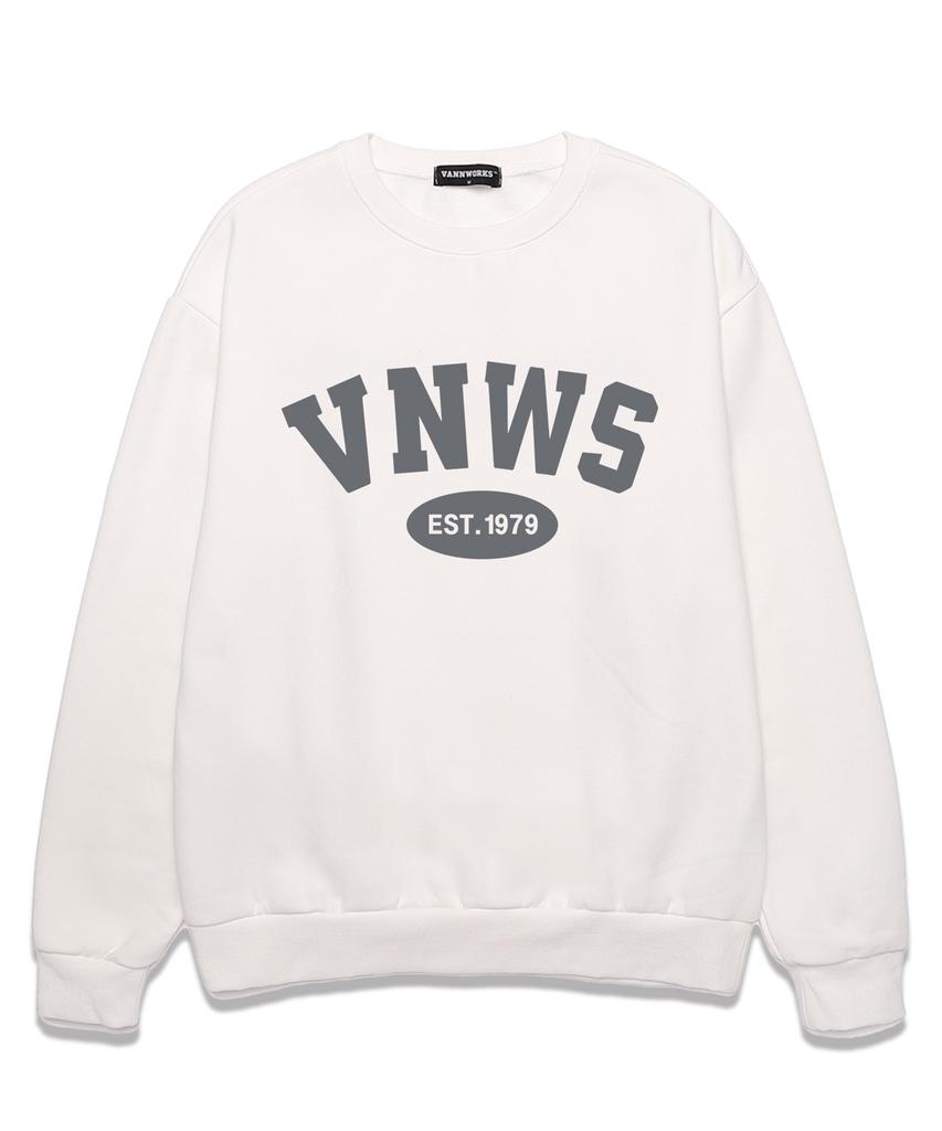 VANNWORKS Vnws Arch Logo Sweatshirt (Vs0016) White (B Type)