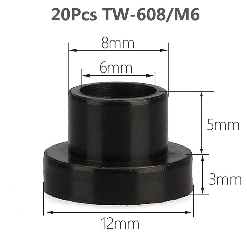 Screw Nylon Transistor Gasket The Step T-Type Plastic Washer