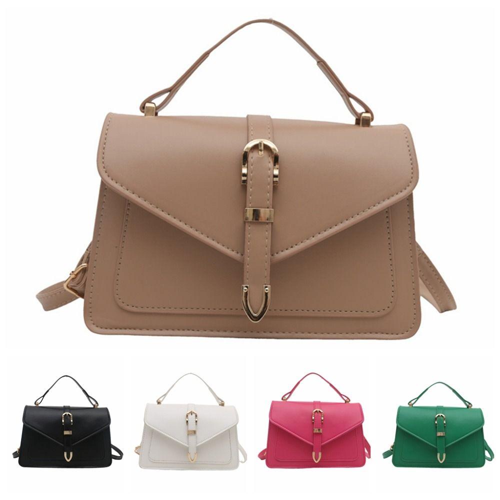 Portable Minimalist Crossbody Bag PU Leather Luxury Designer Tote Bag Ins Ladies Handbags  Women