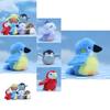Cute Realistic Plush Sparrow Pendant Keyring Charming Stuffed Toy For Kids