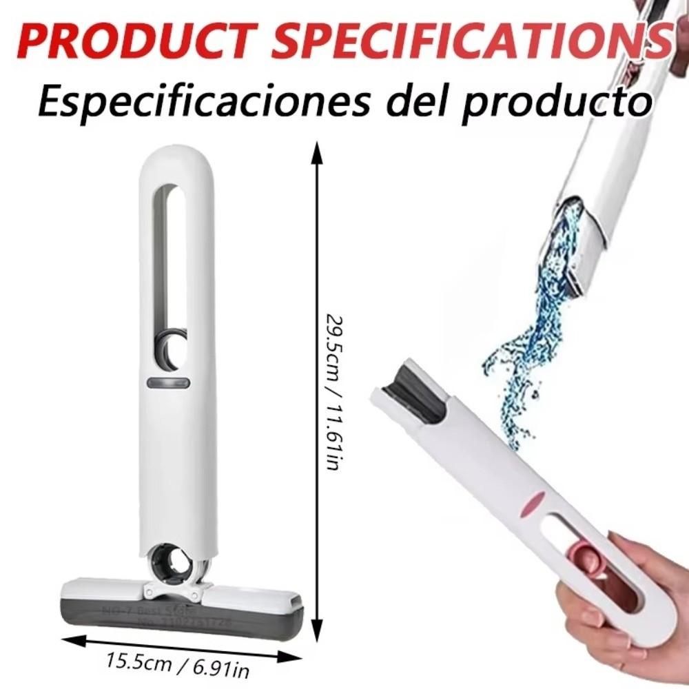 Hands-free Washing Mini Mop Sponge Dry and Wet Dual-use Multi-function Lazy Table Wiping Artifact Cleaning Tool
