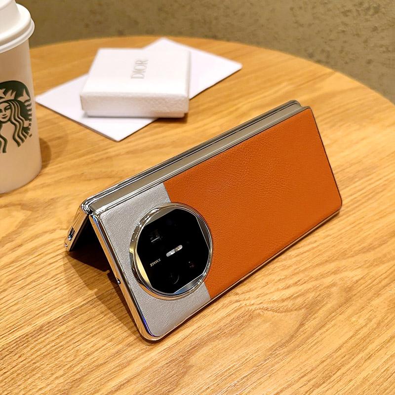 For Huawei Mate X6 Case Luxury PU Leather Skin Plating Protective Back Cover Case For Huawei Mate X6 X5 X3 X2 Phone Shell