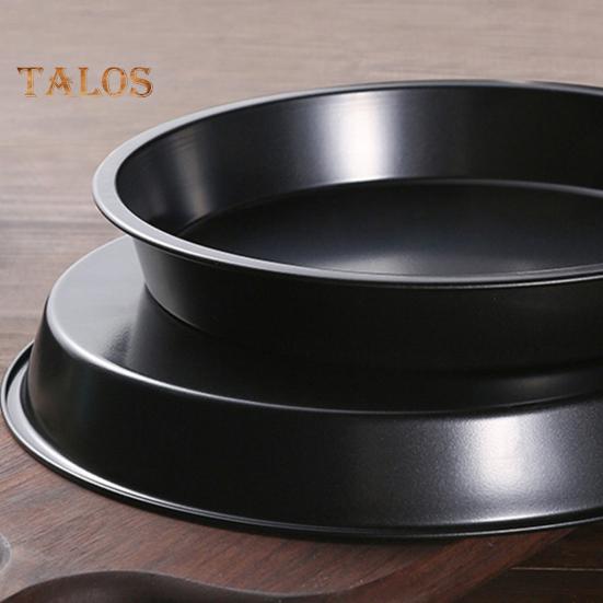 Pizza Pan Durable Easy Demould Evenly Heat Innovative Curling Edge Design Cake Mould for Household