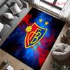 FC Basel 1893 Teppich für Wohnzimmer Schlafzimmer Zuhause Sofadekoration, Rutschfeste Bodenmatte für Kinder