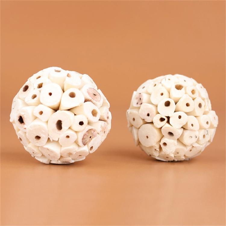 Parrots Natural Grass Balls Toy Cage Hanging Balls Lovebirds Tearing Biting Toy