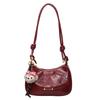 Premium Sense Niche Bag Women's Autumn and Winter Retro Shoulder Messenger Bag Dumpling Bag