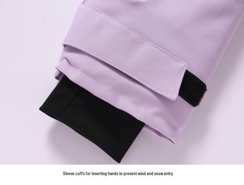 Couple's Ski Suit Set: Outdoor Winter Windproof, Waterproof, Warm, Breathable, Loose-fit for Single/Double Board Skiing.