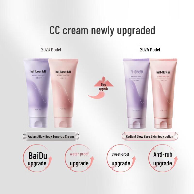 Ban Mu Hua Tian Rozświetlający Krem Tonujący do Ciała