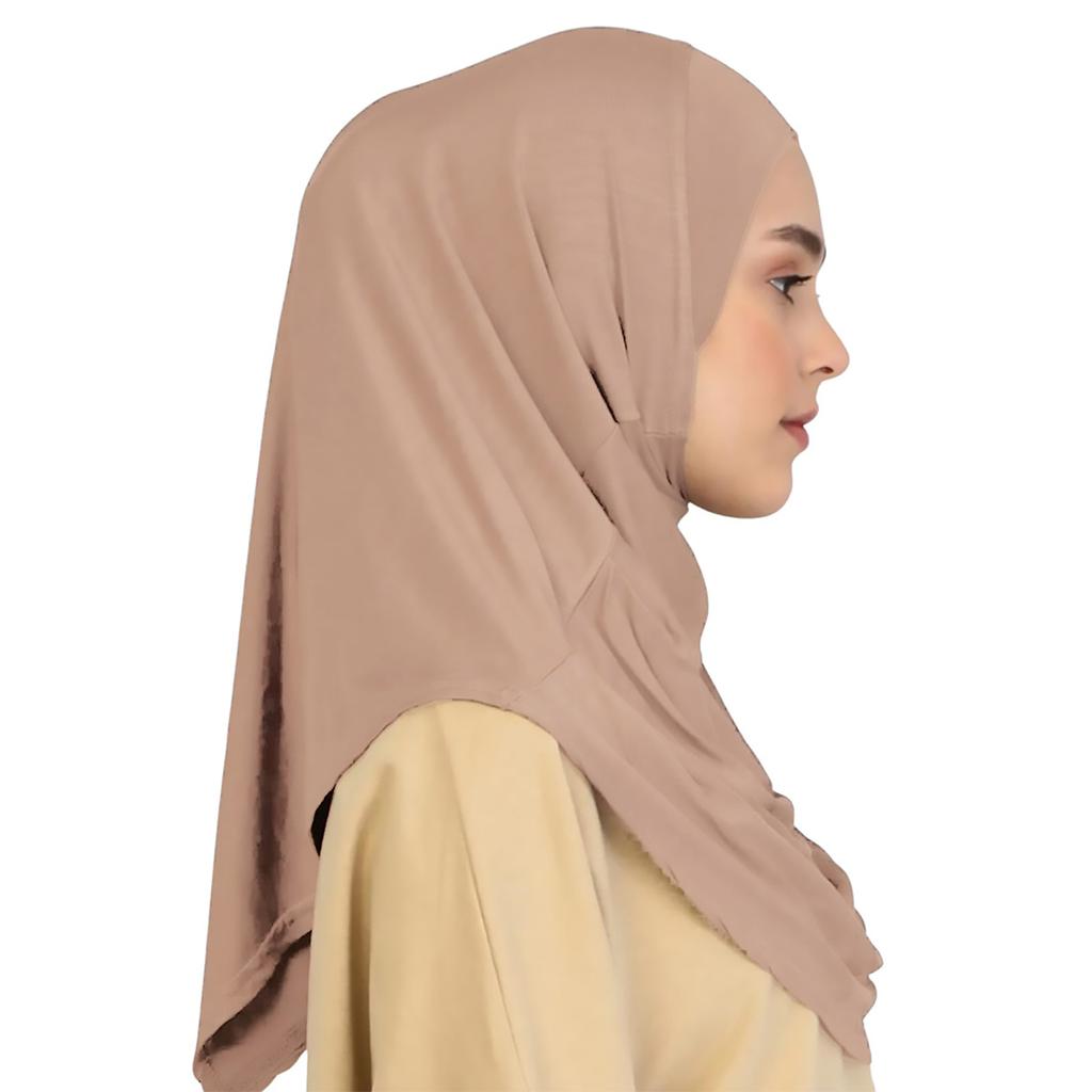 New Jersey Hijabs for Woman Muslim Hijab Caps Full Turban Cap Hair Wraps for Women Turban Headband Bonnet Hijab Instant Hijab