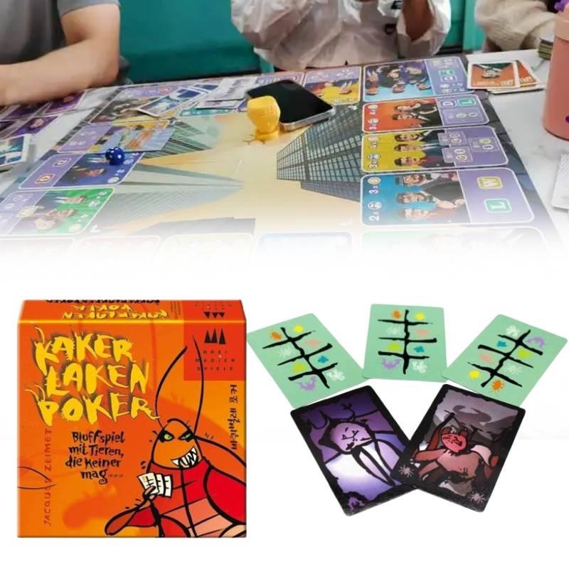 Kaker Laken Poker Card Board Game Family Party Prop Educational Toy Kids Gift