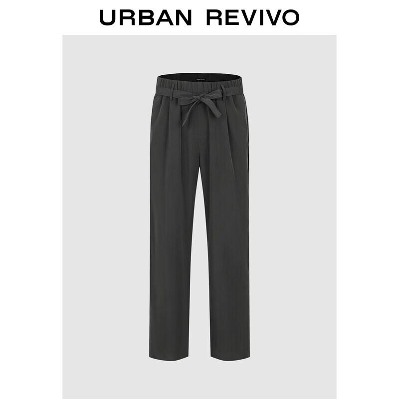 UR2026 Men s Straight-Leg Tie-Waist Trousers 34