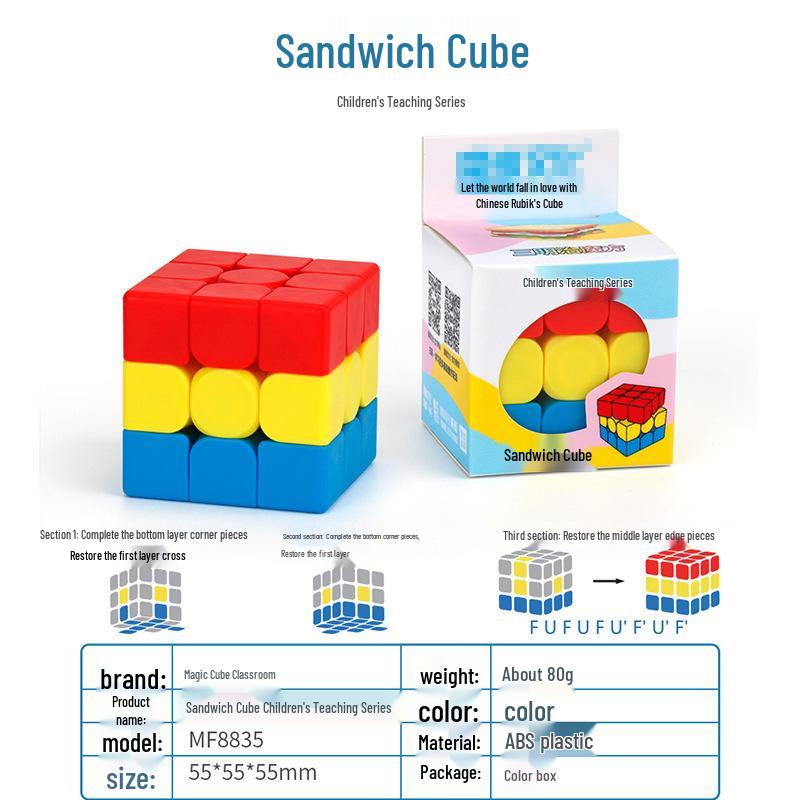 Magic Realm Dragon Magnetic Rubik's Cube Set: 3x3, 2x2, 4x4, 5x5, Maple Leaf, Pyramid - Educational Toy for Kids.