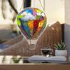 Hot Air Balloon Lantern Pendant Hot Air Balloon Sun Catcher Acrylic 2D Decorative Colorful Lawn Ornaments Charming For Window
